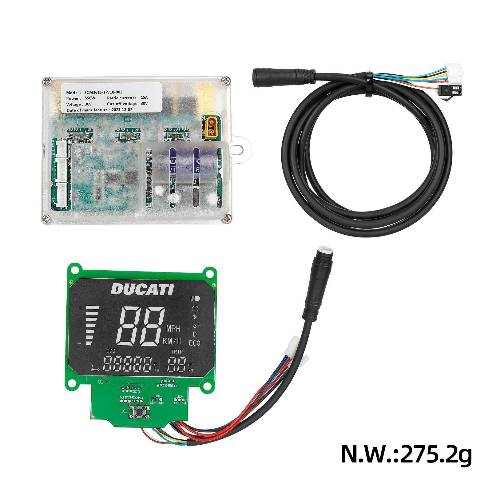 Set di controller completo Ducati 36V 550W