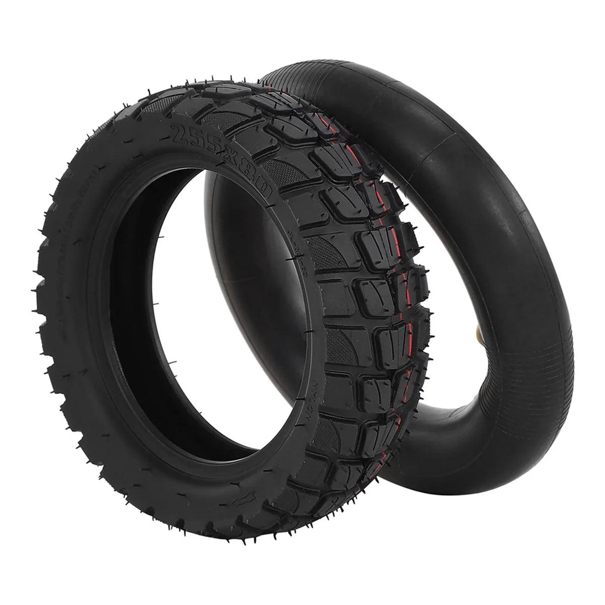 Set Gomma 80/65-6 off road con Camera d'aria