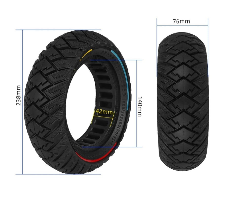 Pneumatico Pieno off road 9*3-5.5